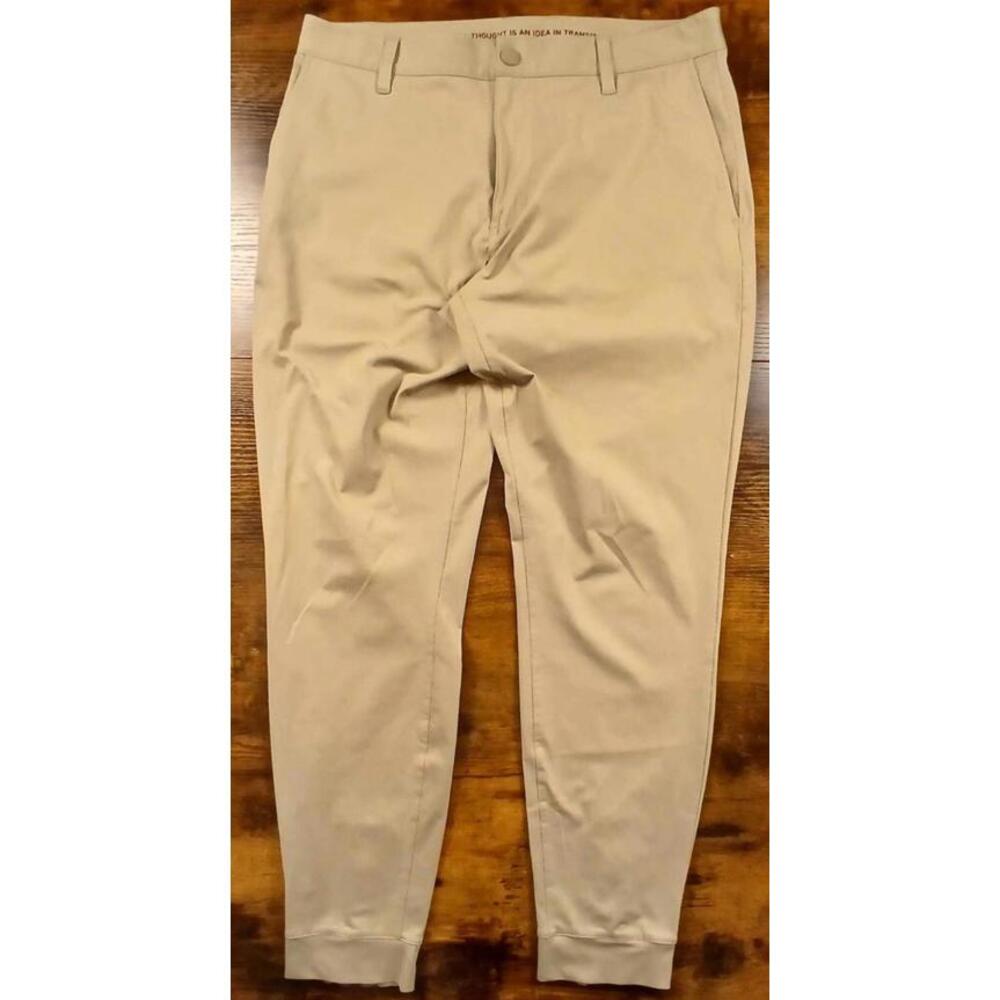 Rhone Pants Mens Size 32 Beige Tan Commuter Slim Performance‎ Chino Casual